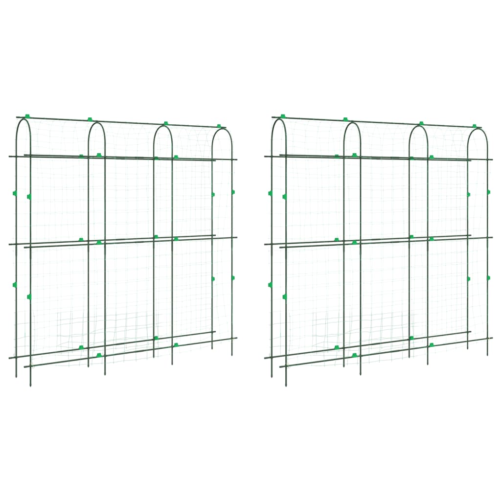 Vidaxl Plant Climbing Racks 2 PC U-Frame Steel