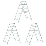 Vidaxl Plant Climbing Racks 3 PC A-Frame Steel