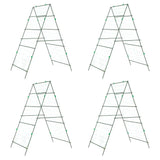 Vidaxl Plant Climbing Racks 4 PCS A-Frame Steel