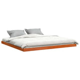 Vidaxl bedframe massief grenenhout wasbruin 200x200 cm