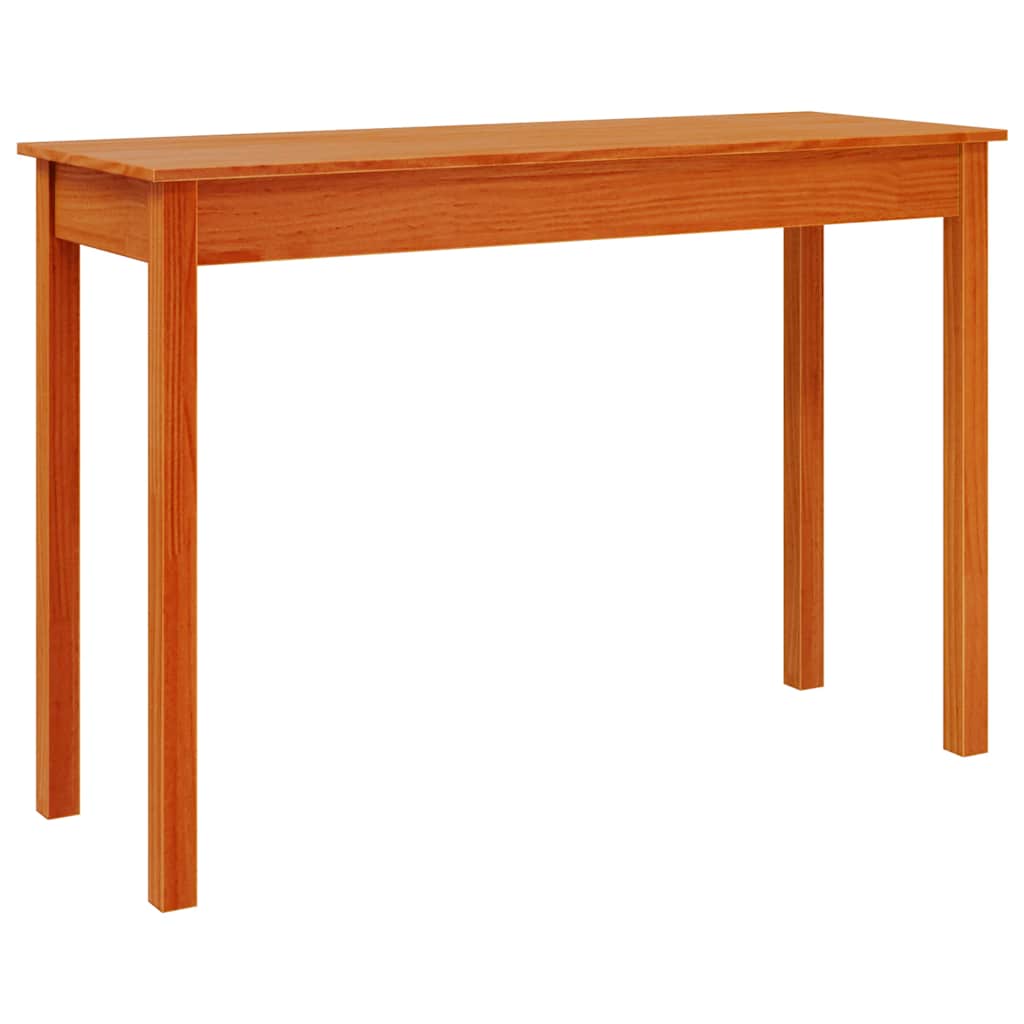 Vidaxl wandkast 110x40x75 cm massief grenenhout wasbruin