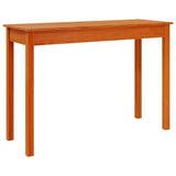 Vidaxl wandkast 110x40x75 cm massief grenenhout wasbruin