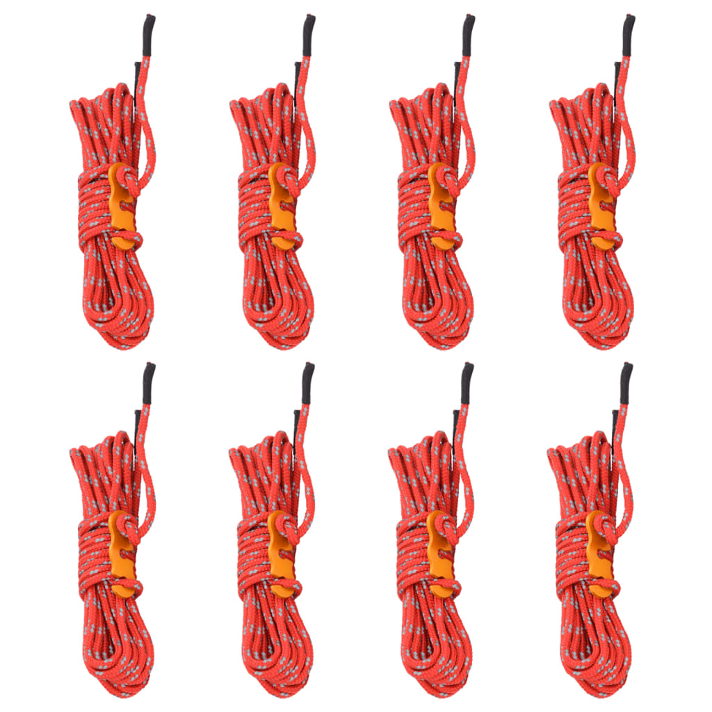 Vidaxl Zentscheer -Linien mit Spannern 8 St. 4 m 4 mm