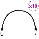 Vidaxl Spanelastics med reflekterende tegneserier og kroker 10 stykker 59 cm