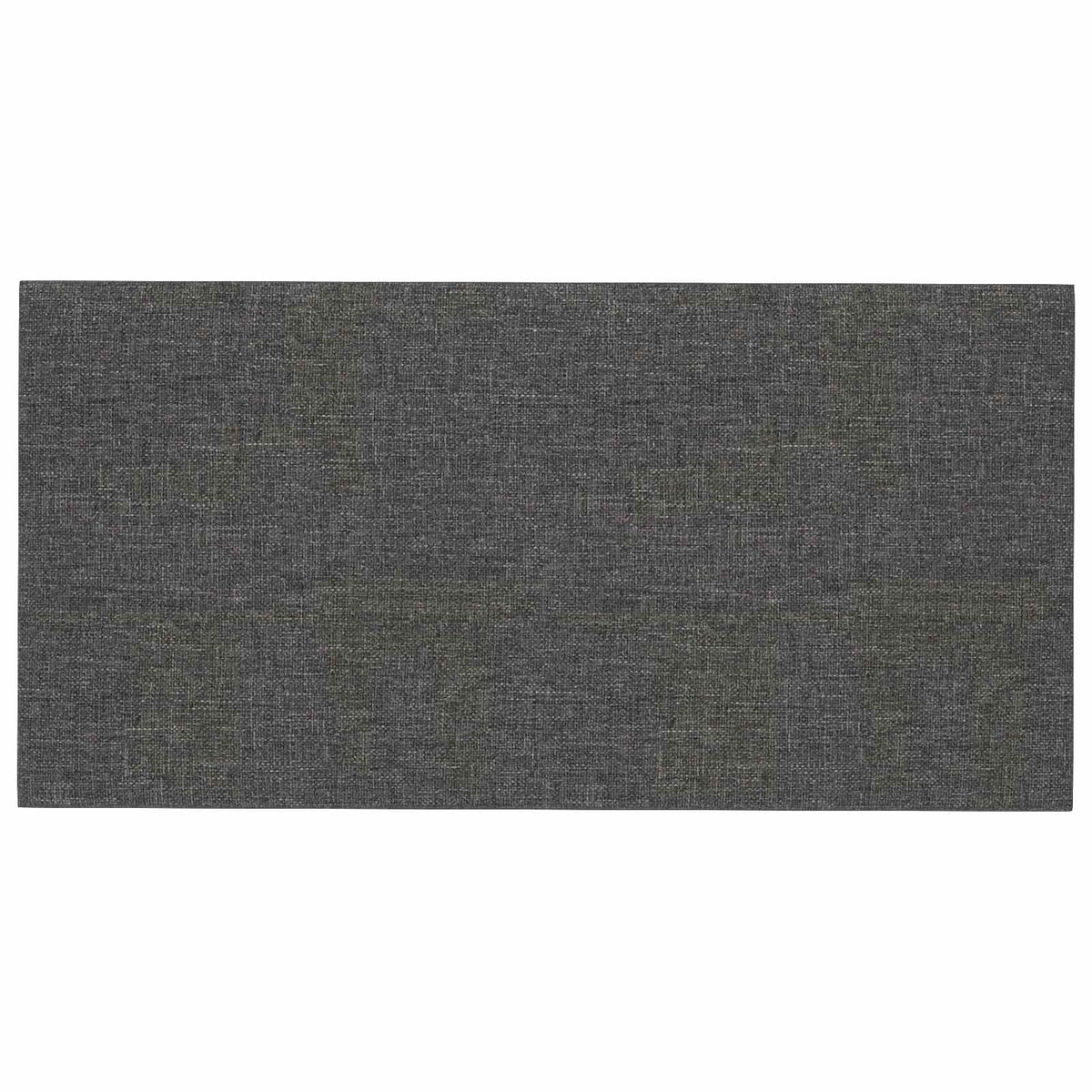 Vidaxl wandhoofdbord 12 st 30 x 15 cm donkergrijs stof