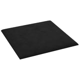 Vidaxl wandhoofdbord 12 st zwart fluweel