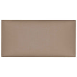 Vidaxl wandhoofdbord 12 st 60 x 30 cm cappuccino stof