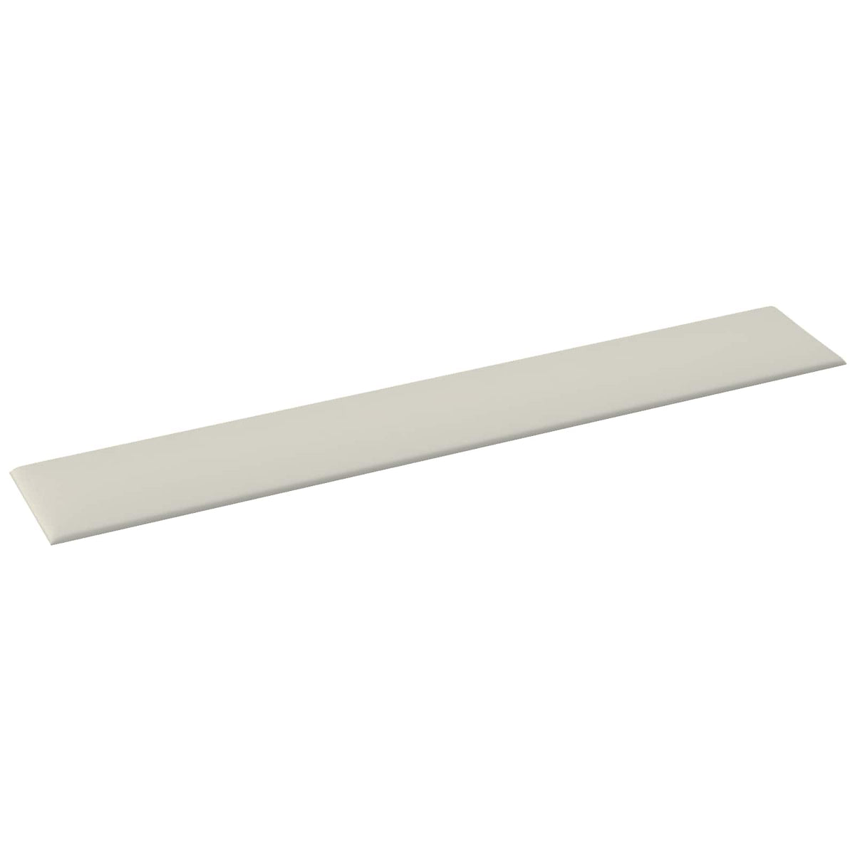 Vidaxl wandhoofdbord 12 st crèmekleurig fluweel