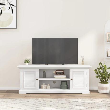 Vidaxl tv-meubel 110x30x41 cm bewerkt hout wit