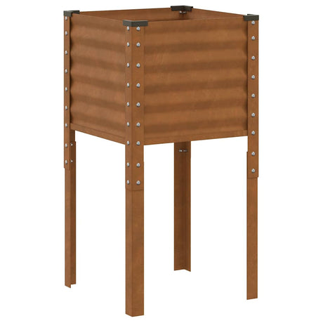 Vidaxl plantenbak 45x45x88 cm weerbestendig staal