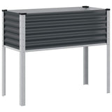 Vidaxl plantenbak antraciet 100x45x90 cm staal