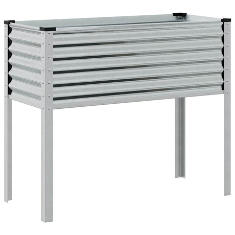 Vidaxl plantenbak 100x45x90 cm gegalvaniseerd staal