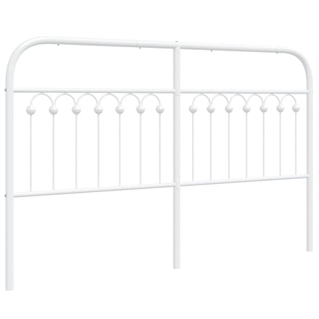 Vidaxl vervangend hoofdbord 150 cm metaal wit