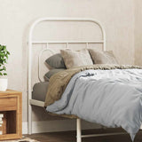 Vidaxl vervangend hoofdbord 75 cm metaal wit