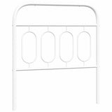 Vidaxl vervangend hoofdbord 80 cm metaal wit