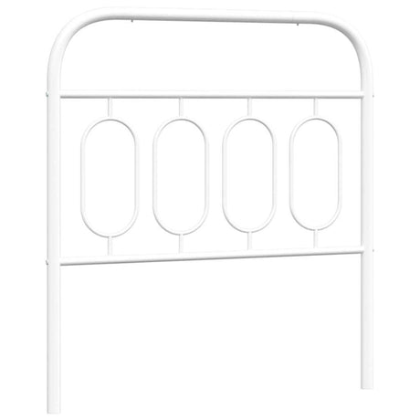 Vidaxl vervangend hoofdbord 90 cm metaal wit