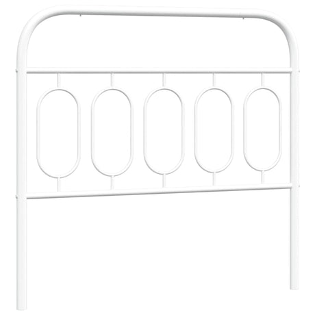 Vidaxl vervangend hoofdbord 100 cm metaal wit