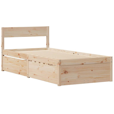 Vidaxl bedframe zonder matras massief grenenhout 90x190 cm