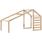 Vidaxl kinderbedhuisje 198x97x113 cm massief grenenhout