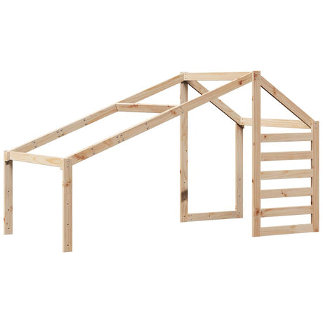 Vidaxl kinderbedhuisje 188x97x113 cm massief grenenhout