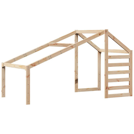 Vidaxl kinderbedhuisje 188x82x113 cm massief grenenhout