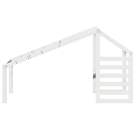 Vidaxl kinderbedhuisje 188x82x113 cm massief grenenhout wit