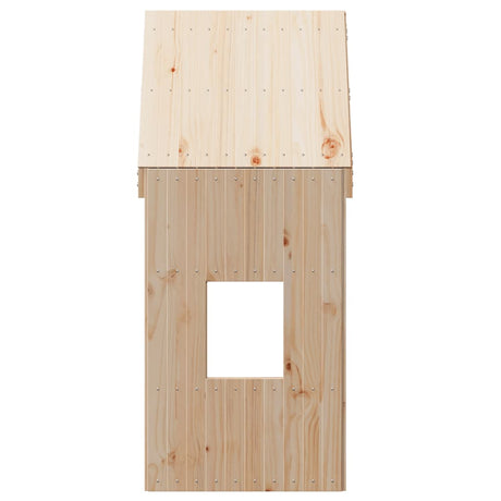 Vidaxl kinderbedhuisje 60x89x134,5 cm massief grenenhout