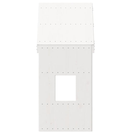 Vidaxl kinderbedhuisje 60x99x139,5 cm massief grenenhout wit