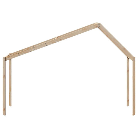 Vidaxl kinderbedhuisje 203x95,5x142 cm massief grenenhout