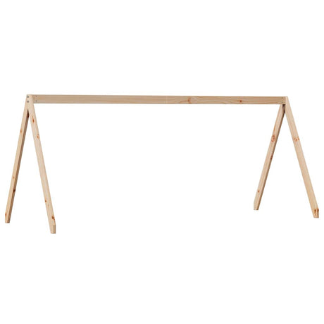 Vidaxl kinderbedhuisje 199x80,5x88 cm massief grenenhout