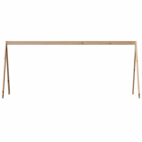 Vidaxl kinderbedhuisje 199x80,5x88 cm massief grenenhout