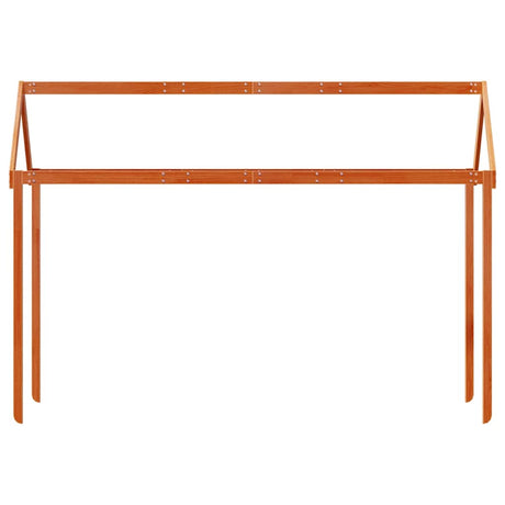 Vidaxl kinderbedhuisje 217x95,5x159 cm massief grenenhout wasbruin