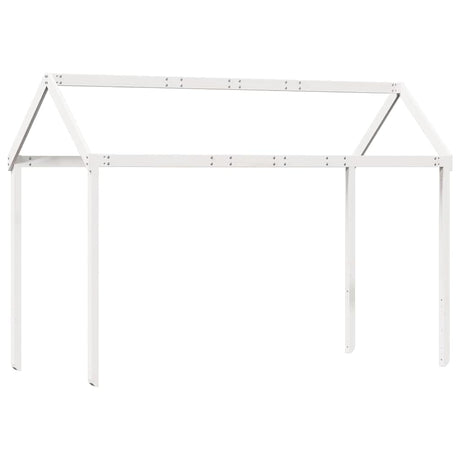 Vidaxl kinderbedhuisje 217x85,5x154 cm massief grenenhout wit