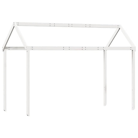 Vidaxl kinderbedhuisje 207x95,5x159 cm massief grenenhout wit