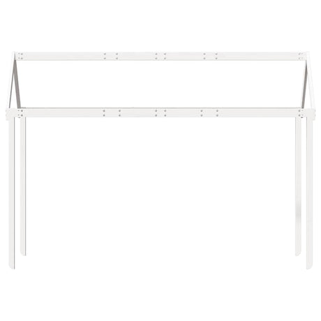 Vidaxl kinderbedhuisje 207x95,5x159 cm massief grenenhout wit