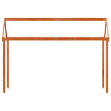 Vidaxl kinderbedhuisje 207x80,5x151,5 cm massief grenenhout wasbruin