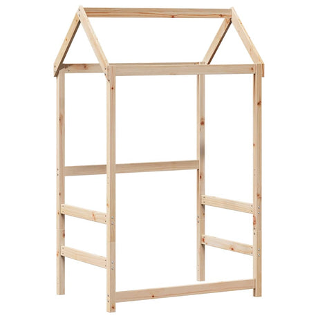 Vidaxl kinderbedhuisje 98x70x176,5 cm massief grenenhout