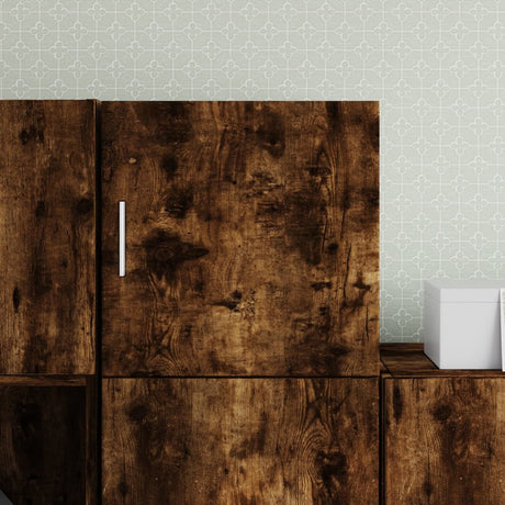 Vidaxl wandkast 40x42,5x40 cm bewerkt hout gerookt eikenkleurig