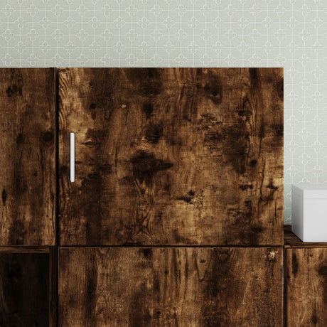 Vidaxl wandkast 50x42,5x40 cm bewerkt hout gerookt eikenkleurig