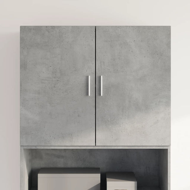 Vidaxl wandkast 80x42,5x64 cm bewerkt hout betongrijs