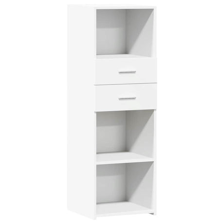 Vidaxl hoge kast 40x42,5x124 cm bewerkt hout wit