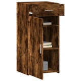 Vidaxl dressoir 45x42,5x93 cm bewerkt hout gerookt eikenkleurig
