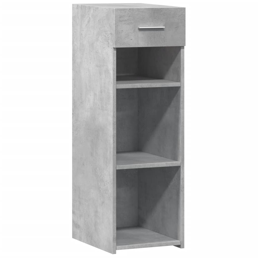Vidaxl dressoir 30x42,5x93 cm bewerkt hout betongrijs