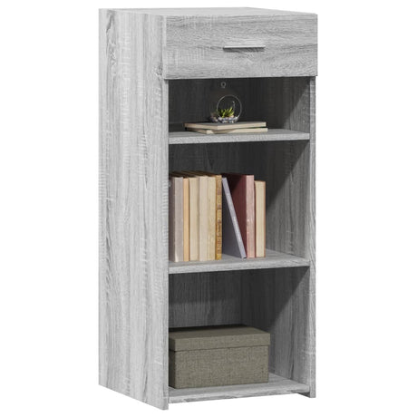 Vidaxl dressoir 40x42,5x93 cm bewerkt hout grijs sonoma eikenkleur