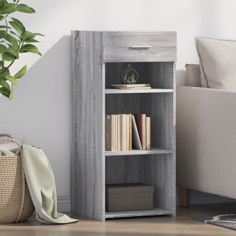 Vidaxl dressoir 40x42,5x93 cm bewerkt hout grijs sonoma eikenkleur