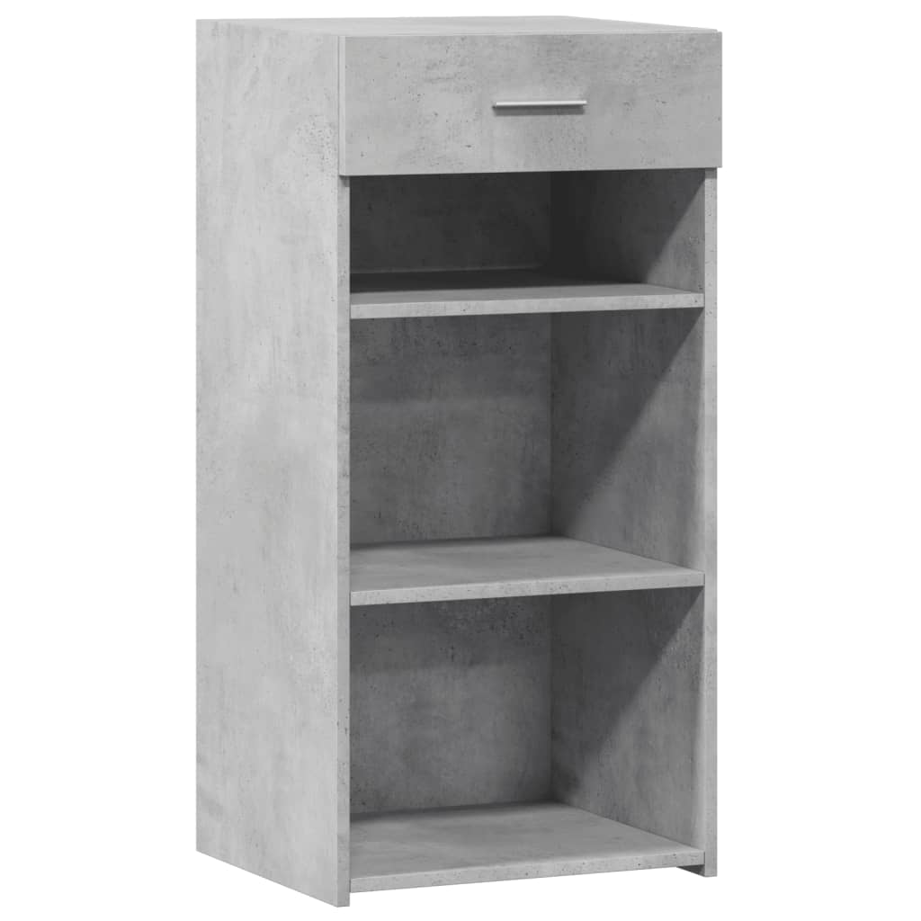 Vidaxl dressoir 45x42,5x93 cm bewerkt hout betongrijs