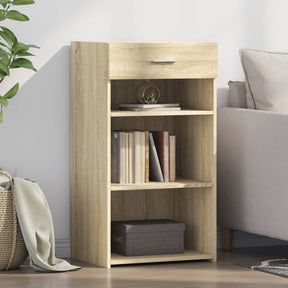 Vidaxl dressoir 50x42,5x93 cm bewerkt hout sonoma eikenkleurig