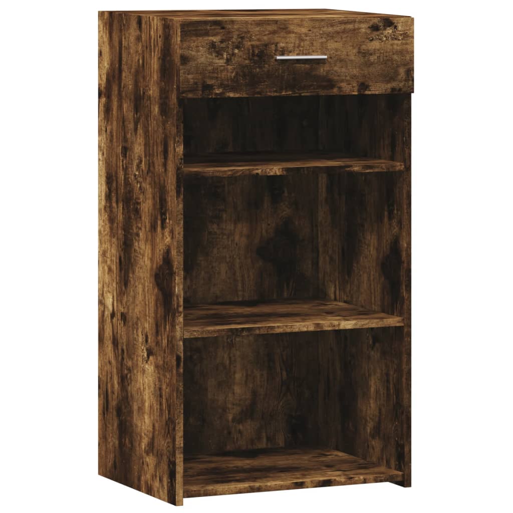 Vidaxl dressoir 50x42,5x93 cm bewerkt hout gerookt eikenkleurig