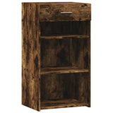 Vidaxl dressoir 50x42,5x93 cm bewerkt hout gerookt eikenkleurig