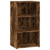 Vidaxl dressoir 50x41x93 cm bewerkt hout gerookt eikenkleurig